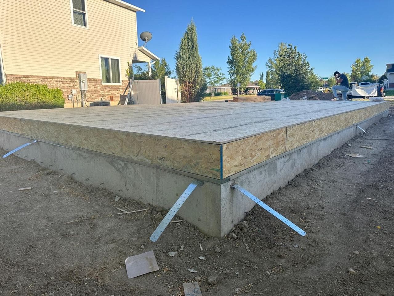 Ground-Up Home Addition, foundation